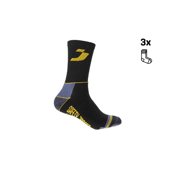 SALE! Safety jogger-blauw zwart geel- Maat 43-47 3Paar