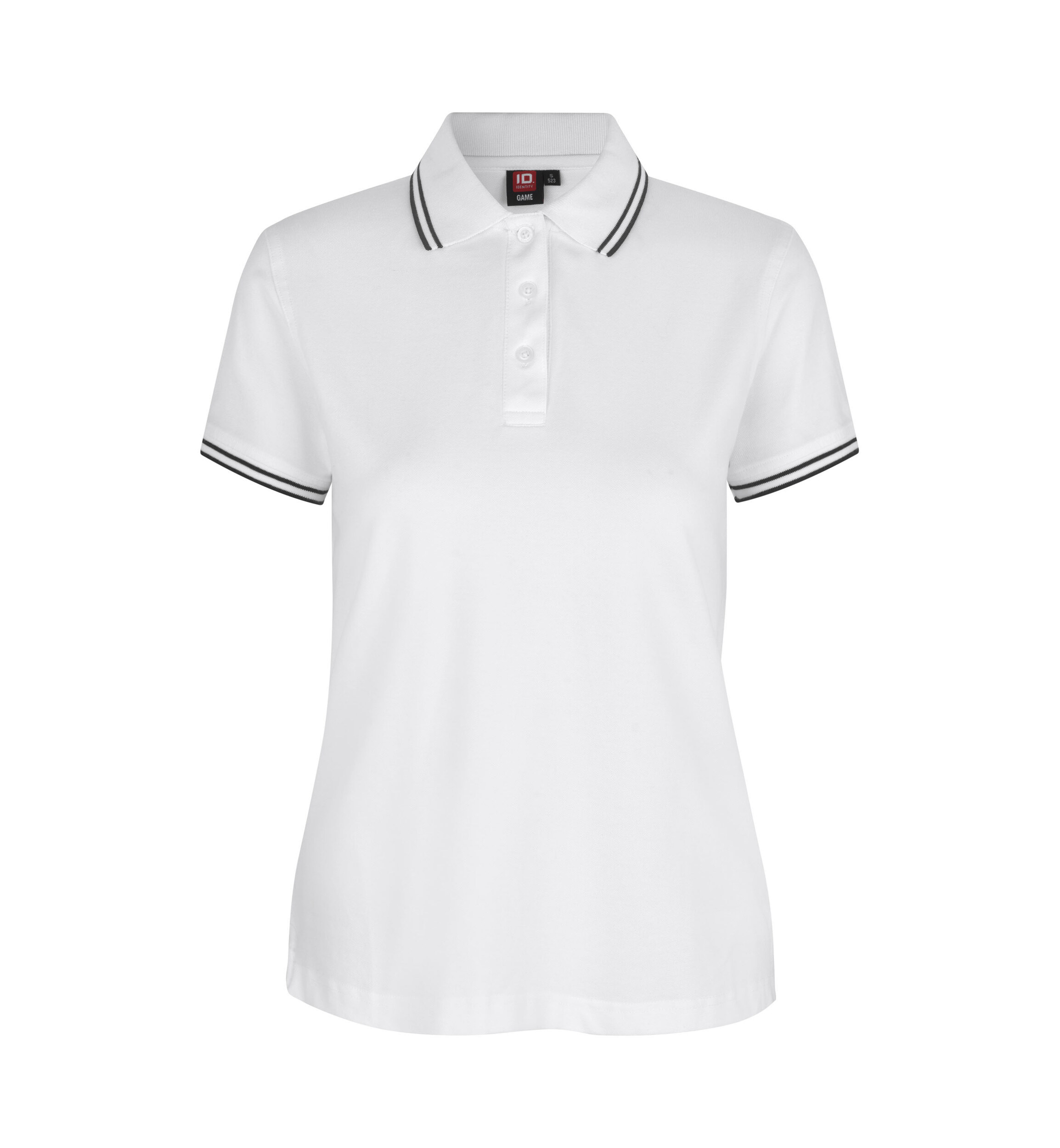 ID 0523 Contrast poloshirt. stretch. dames