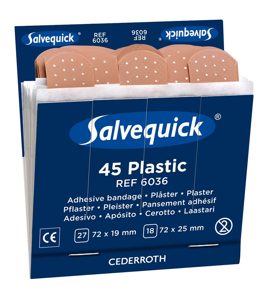 Salvequick navulling 6036 (6 x 45 stuks)
