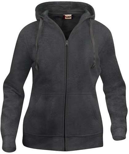Clique 021035 Basic Dames Hooded Sweater Met Rits