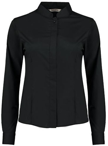 Bargear K740 Women`s Tailored Fit Bar Shirt Mandarin Collar Long Sleeve