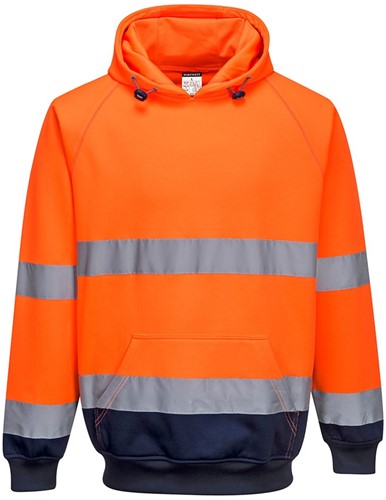 Portwest B316 Hi-Vis Two-Tone Hooded Sweater