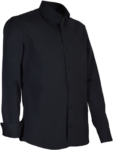 Giovanni Capraro 9360-20 - Heren Overhemd - Zwart