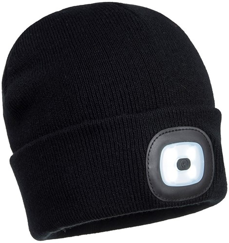 Portwest B028 Rechargeable Twin LED Beanie