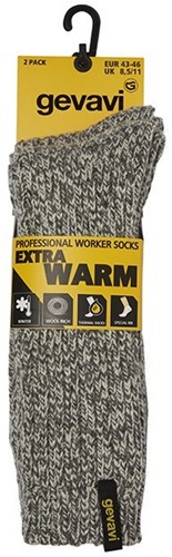 Gevavi ST07 Extra Warm Sokken - grijs (2 Paar)